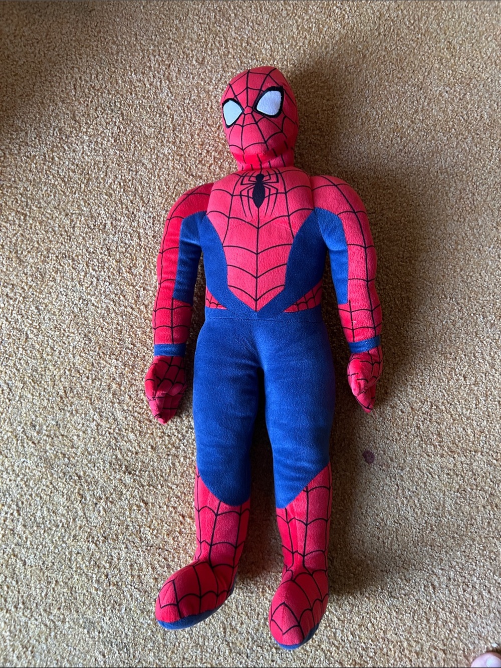 2 Foot Long Classic Red and Blue Spider-Man Kids Costume Plush Figure